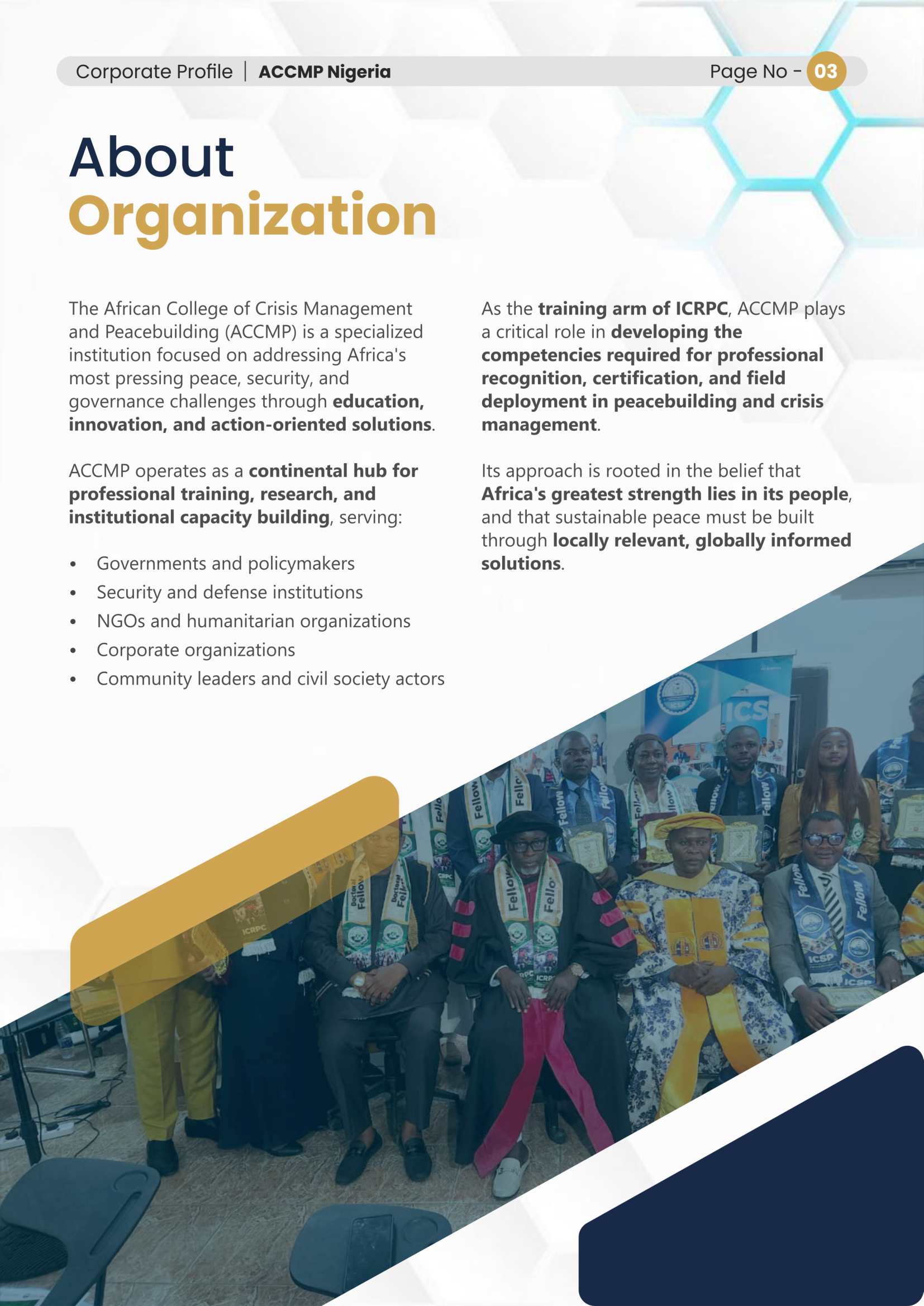 About ACCMP organization