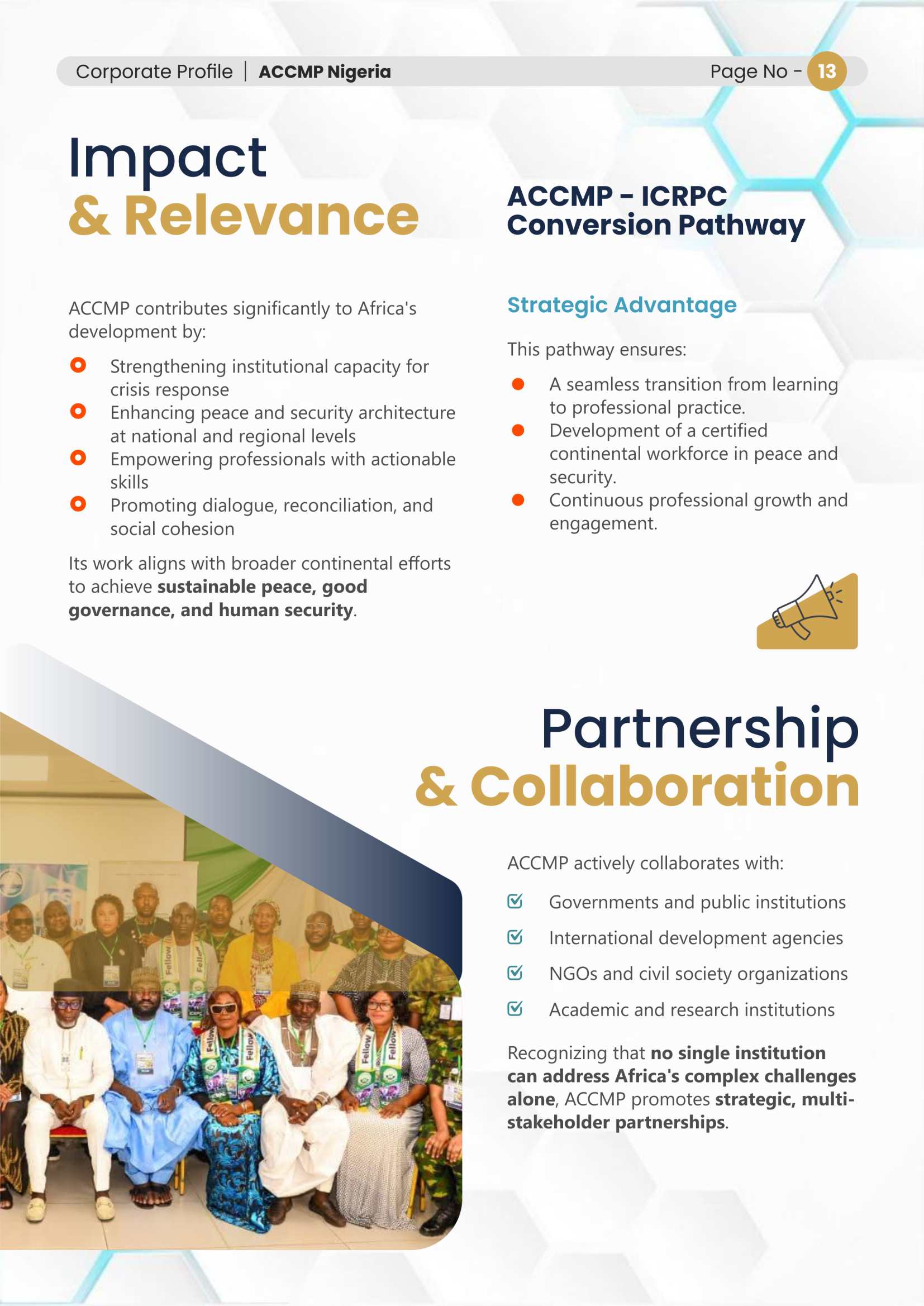 Partnership and collaboration